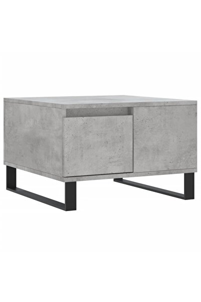 vidaxl Măsuță de cafea, gri beton, 55x55x36,5 cm, lemn prelucrat