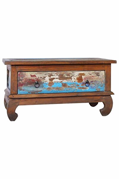 vidaxl Măsuță de cafea, 80 x 50 x 40 cm, lemn de tec reciclat