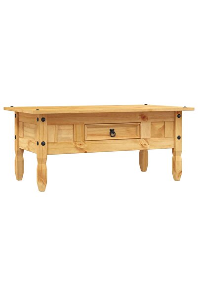 vidaxl Măsuță de cafea stil Corona din pin mexican 100 x 55 x 44 cm