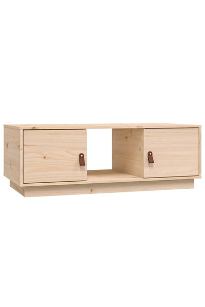 vidaxl Măsuță de cafea, 100x50x35 cm, din lemn masiv de pin