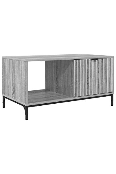 vidaxl Masă de cafea Gri Sonoma 90 x 49 x 46 cm Lemn prelucrat