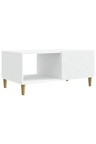 vidaxl Masă de cafea Alb 90 x 50 x 40 cm Lemn prelucrat