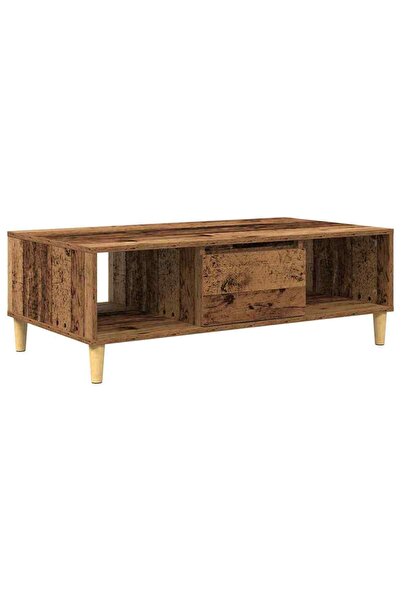 vidaxl Masă de cafea Lemn vechi 102 x 55 x 35 cm Lemn prelucrat