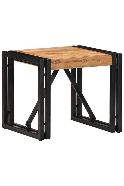 vidaxl Masuta de cafea 40x40x35 cm din lemn masiv de salcam
