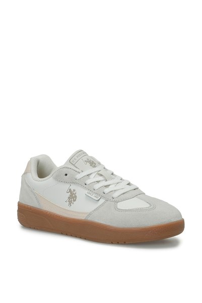 U.S. Polo Assn. حذاء رياضي نسائي من PIKO باللون البيج
