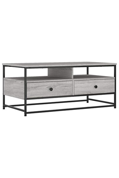 vidaxl Masă de cafea Sonoma gri 100 x 51 x 45 cm Lemn prelucrat