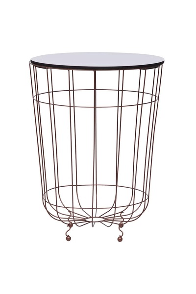 vidaxl Măsuță de cafea, auriu, Ø 40 cm