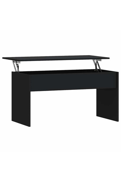 vidaxl Măsuță de cafea, negru, 102x50,5x52,5 cm, lemn prelucrat