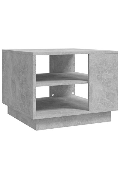 vidaxl Măsuță de cafea, gri beton, 55x55x43 cm, lemn prelucrat