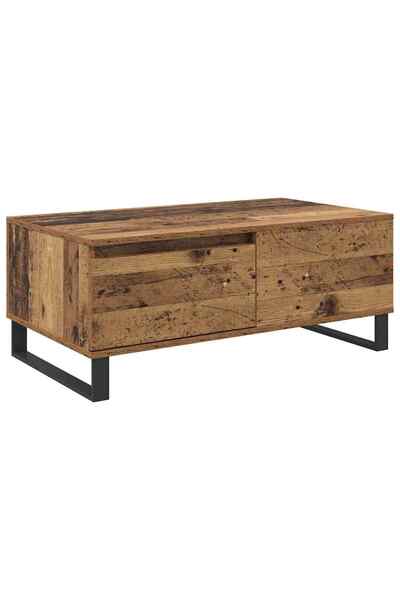 vidaxl Masă de cafea Lemn Vechi 90 x 50 x 36,5 cm Lemn prelucrat