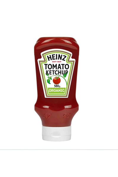 Heinz Tomato Ketchup Organic Squeezy 580 x 3