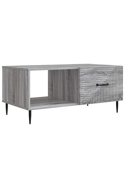 vidaxl Masă de cafea Sonoma gri 90 x 50 x 40 cm Lemn prelucrat