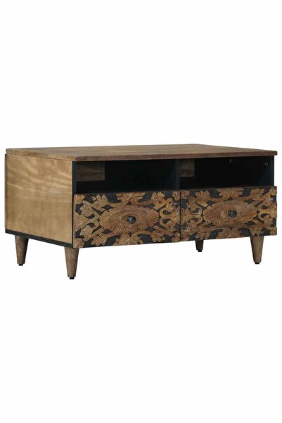vidaxl Masă de cafea Maro 80 x 54 x 40 cm Lemn de mango solid