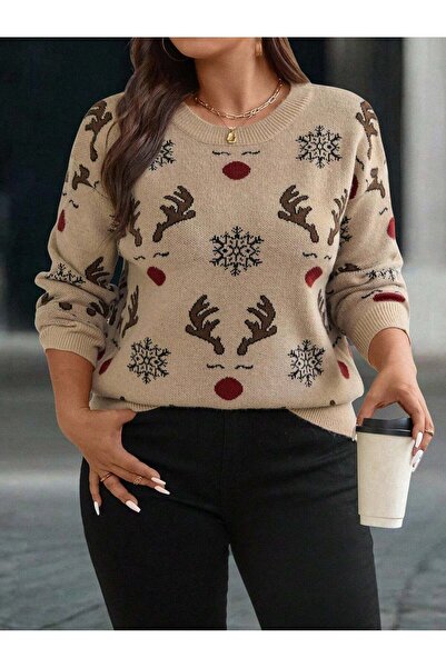 Sheya Sweater, beige - 1XL