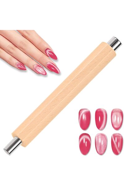 Arabest Multifunctional Double-Head Cat Eye Magnet Pen for Nail Art,Magnetic ...