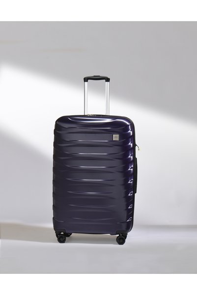 SKYWAY 28 Inch Hard Case PC Luggage Suitcase, 4 Double Wheels, Aluminum Teles...