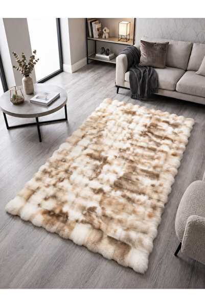 Rugs Modern Halı Bubble Post Halı Kabarcık Dokulu Yıkanabilir Peluş Yatak Oda...