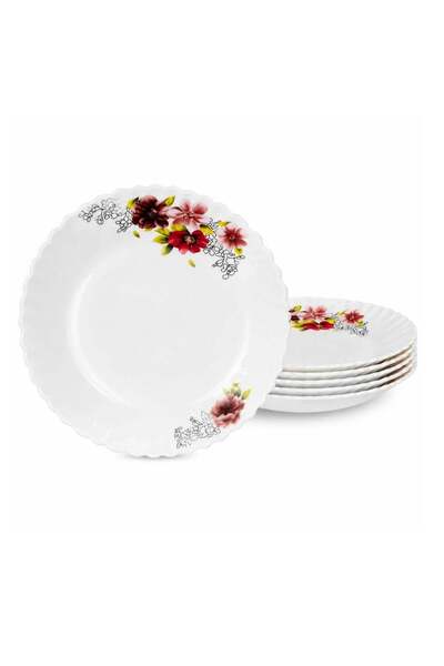 JML Farfurie Adânca 6/set, din Opal 24cm, Model Floral