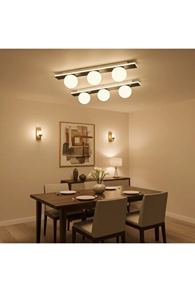 Flippy TRION Πολυέλαιος LED, Θερμό/Ουδέτερο/Ψυχρό Φως, 3xG9, 24W, Μαύρο, Μέτα...