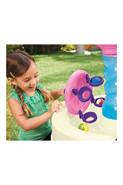 Little Tikes Măsuță de joacă cu apă Spiralin' Seas 173769E3 roz cu 5 mingi