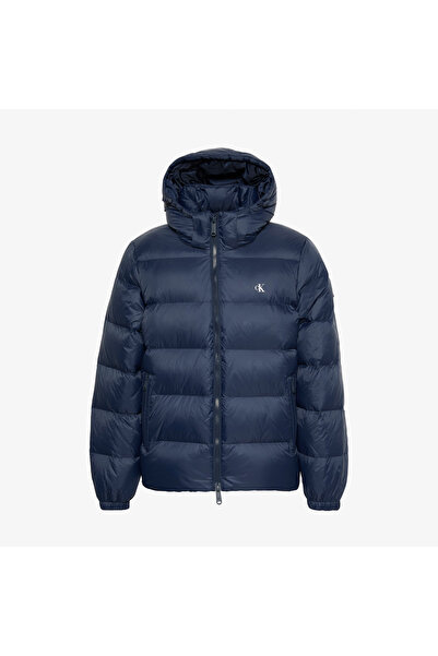 Calvin Klein Down Puffer Erkek Mavi Ceket