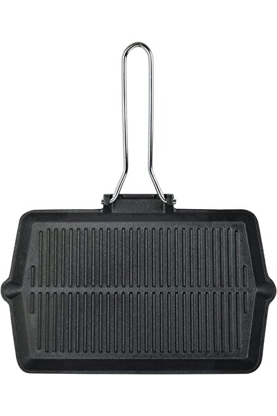 Prestige Cast Iron Chargriller 35 cm | Portable Small Charcoal Grill and Tabl...