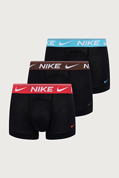 Nike Erkek Marka Logolu Elastik Bantlı Günlük Kullanıma Uygun Çok Renkli Boxer