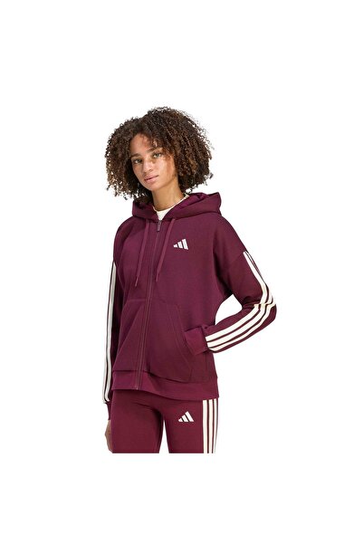 adidas Αθλητικά ρούχα W 3S FL FZ HD KX0785 Μπορντό