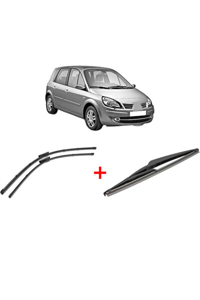 VALEO Set of 3 wipers RENAULT SCENIC III (JZ0/1) 2008-2016, for windshield an...