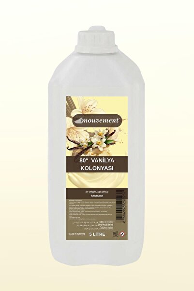 MOUVEMENT Vanilya Kolonya 5 Lt Bidon - Toptan / Ekonomik Boy Refill