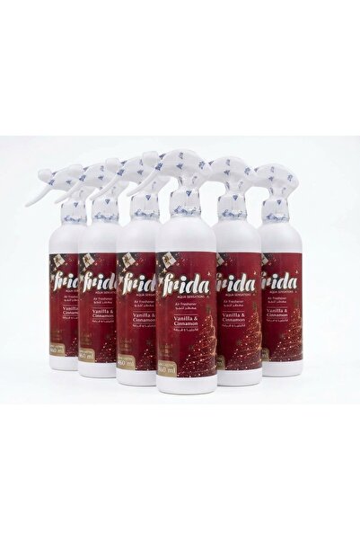 Generic Brand كرتون 6 حبات معطر جو برائحه الفانيليا والقرفة من فريدا-460 مل