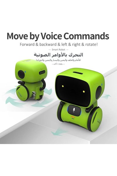 yodo لعبة روبوت للأولاد والبنات، رفيق ذكي ومعلم مع ميزة التحدث والتحكم الصوتي