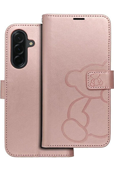 OEM Mezzo Book Σιλικόνης Ροζ Χρυσό (SAMSUNG A36 5G)