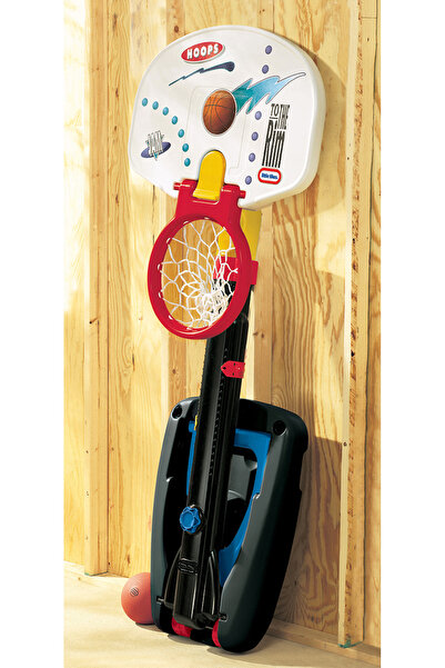 Little Tikes Παιδικό σετ μπάσκετ εύκολης αποθήκευσης, μεγάλο, ρυθμιζόμενο 150...