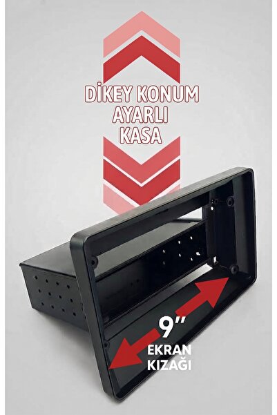 Kingwin Universal 9 İnç Single Din Android Multimedya Ekran Çerçevesi - Dikey...