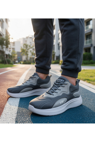 Feizhi Men's 5cm Thick Sole Casual Sport Sneakers, 3 Colors Breathable Mesh U...