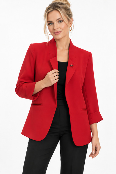 AYHAN Kedi Aksesuarlı Blazer Ceket