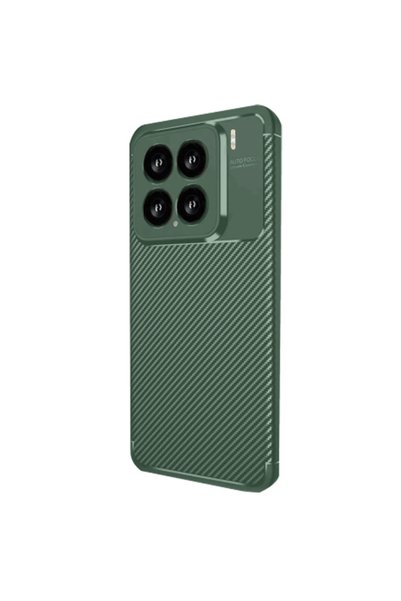 FMA Xiaomi Mi 15 Case Auto Focus Carbon Cover - Dark Green