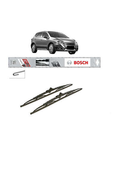 Bosch Σετ 2 υαλοκαθαριστήρων SUZUKI SX4 S-CROSS (JY) 2013-2022, Κλασικού Τυπι...