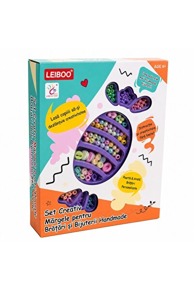 LEIBOO Set creativ de mărgele pentru brățări și bijuterii lucrate manual, Cut...