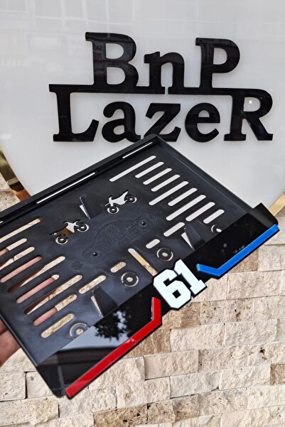 BnP LAZER 61 Lazer Kesim Pleksi Motor Plakalık