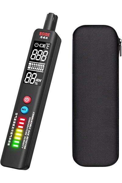 Arabest Portable Gas Leak Detector with EBTN LCD Display,Temperature and Humi...