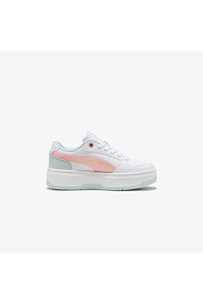 Puma حذاء رياضي أبيض للأطفال من Rebound Femme Space Belle