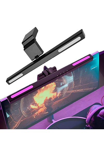 GENERAL مصباح LED لشاشة الكمبيوتر من يو ال اتش واي سي، شريط إضاءة خلفية RGB ل...