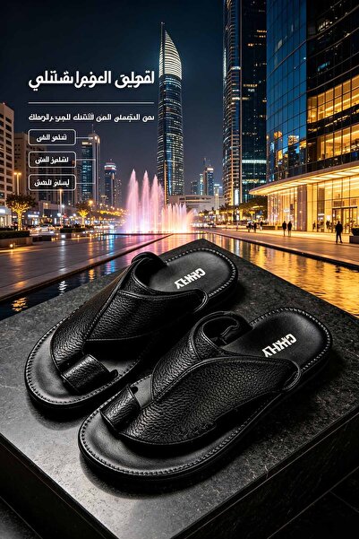 NajdEva Shop صندل من الجلد الصناعي عالي الجودة - مقاوم للعرق وسهل التنظيف