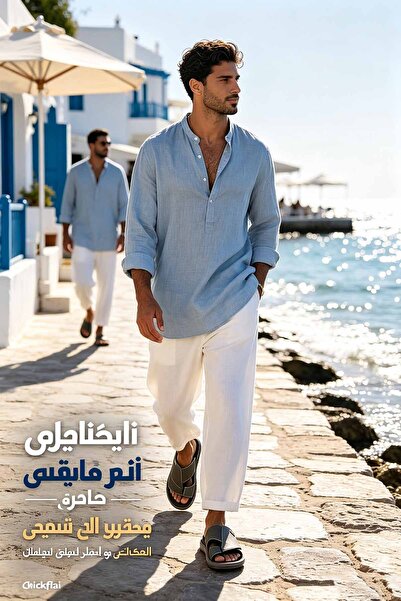 NajdEva Shop صنادل رجالية صيفية متعددة الاستخدامات - مثالية للشاطئ والمنزل وا...
