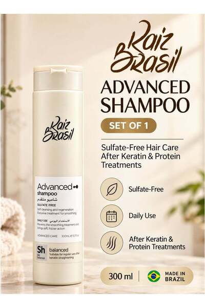 RAIZ BRAZIL Raiz Brasil Advanced Sulfate-Free Shampoo for Daily Hair Care Aft...