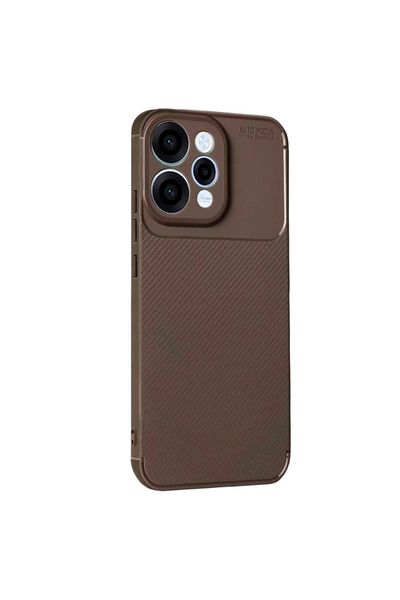 FMA Oppo reno 15 auto focus carbon cover - brown