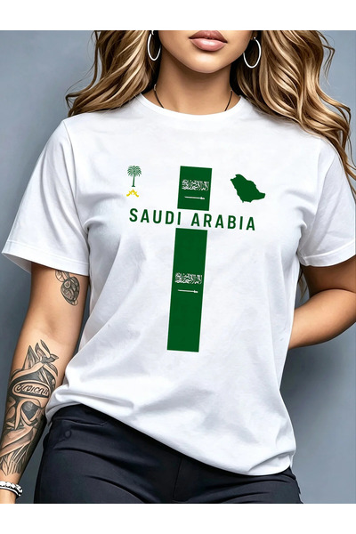 Ornella Studio بلوزة نسائية قطنية مصقولة بوزن 180 جرام، بأكمام قصيرة، بتصميم ...