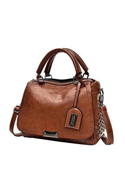 Arabest Polyester Shoulder Bag,Brown